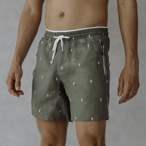 Bomain Basic kaki maillot de bain pour homme
