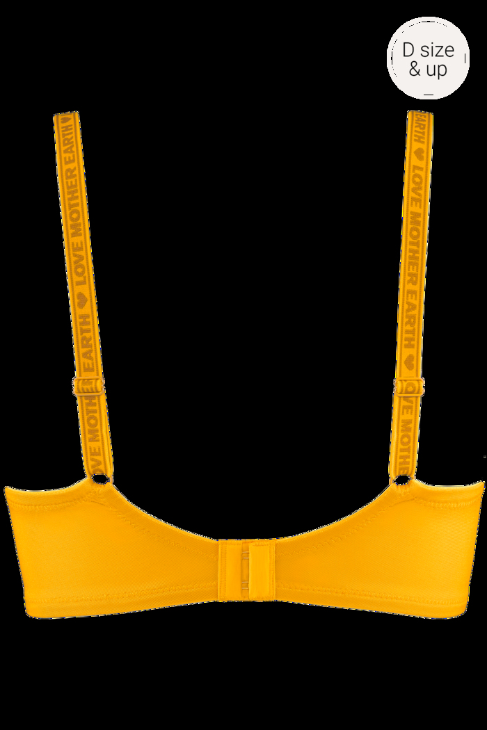 Marlies Dekkers Lady Leaf jaune ocre soutien-gorge sans forme