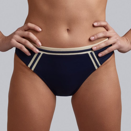 Maillots de bain Marlies Dekkers Sailor Mary bleu marine/ivoire slip de bikini