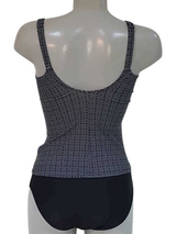 Bomain Dot noir/blanc tankini set