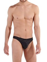 HOM Oslo noir string pour hommes