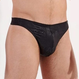 HOM Oslo noir string pour hommes