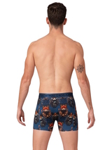 Muchachomalo Foxtrot bleu/print modal boxer