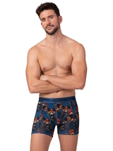 Muchachomalo Foxtrot bleu/print modal boxer