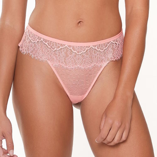 LingaDore Coral Tones corail culotte string