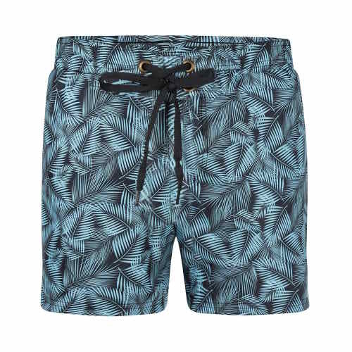 L'île LEAFS bleu/print maillot de bain pour homme