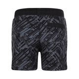  DJ DutchJeans Tekst noir/gris maillot de bain pour homme