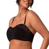 Salon Royal Joy noir soutien-gorge sans armatures en dentelle