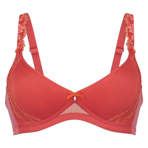 Rosa Faia Colette rouge soutien-gorge sans armatures en dentelle