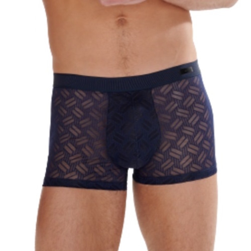 HOM Robbie bleu marine sport trunk