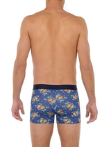 HOM Big Bisous bleu/print modal boxer