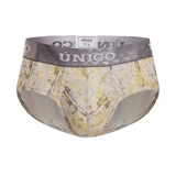 Mundo Unico Enzima gris/print slip pour hommes