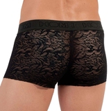 HOM Free Cut Lace  noir sport trunk