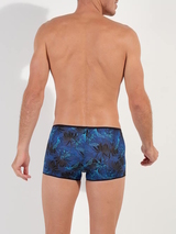 HOM Palay bleu/print sport trunk