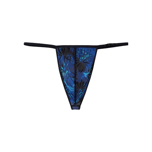 HOM Palay bleu/print string pour hommes