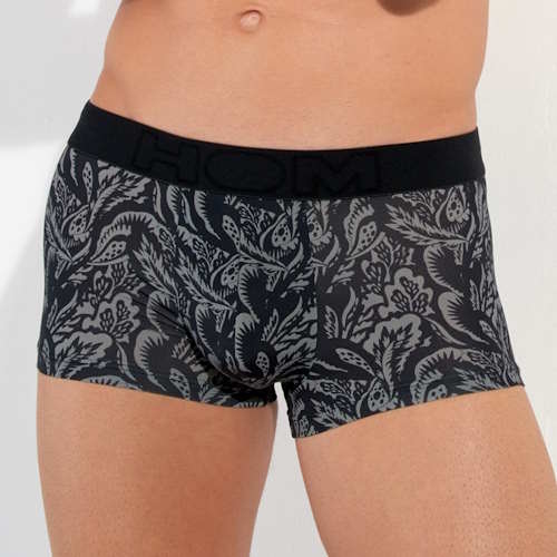 HOM Himeros noir/print sport trunk