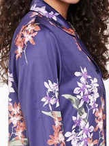 LingaDore Night Ginger Bread bleu/print chemise de nuit