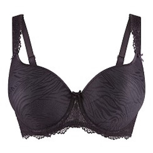 LingaDore Quotidien Uni Fit Plus Bra marron/print soutien-gorge rembourré