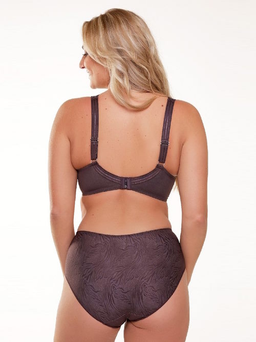 LingaDore Quotidien Uni Fit Plus Bra marron/print soutien-gorge rembourré