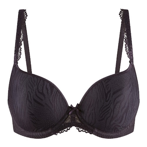 LingaDore Quotidien Uni Fit marron/print soutien-gorge rembourré