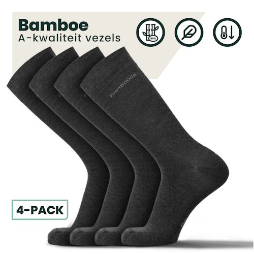 Bamboosa Jason anthracite chaussettes