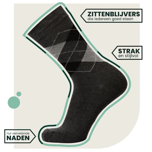 Bamboosa Steve anthracite chaussettes