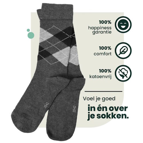 Bamboosa Steve anthracite chaussettes