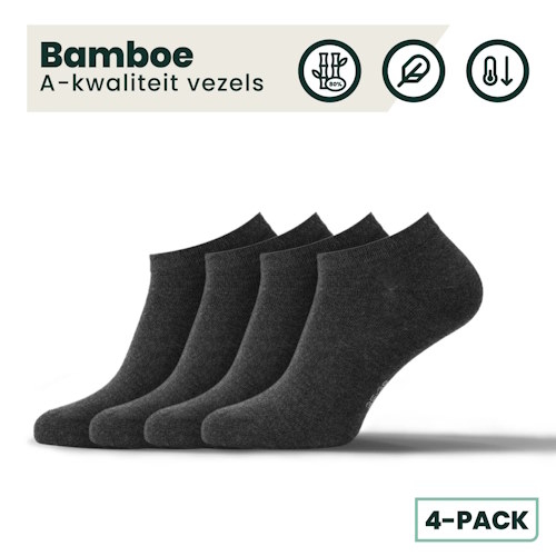 Bamboosa Jordan anthracite chaussettes d'entraînement