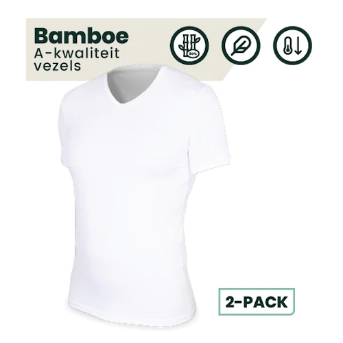 Bamboosa Austin blanc shirt