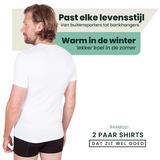 Bamboosa Austin blanc shirt