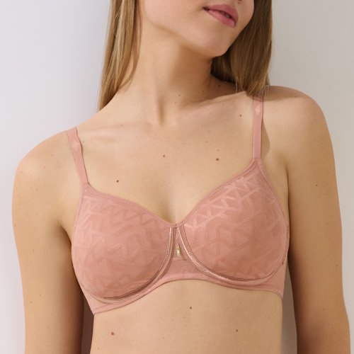 Lisca Opal poudre soutien-gorge sans armatures en dentelle
