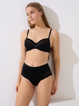 Lisca Opal noir soutien-gorge sans forme