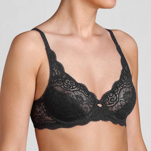 Triomphe Amourette noir soutien-gorge sans forme