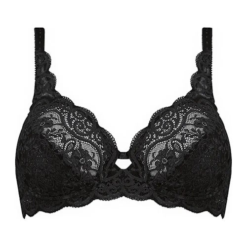 Triomphe Amourette Spotlight noir soutien-gorge sans forme