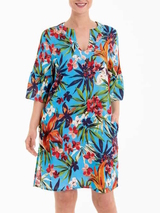 Maillots de bain Anita Loja bleu/print robe de plage