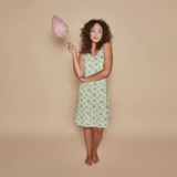 Charlie Choe Circus vert/print chemise de nuit