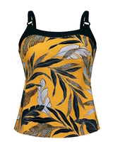 Anita Care Paris jaune ocre tankini à prothèse