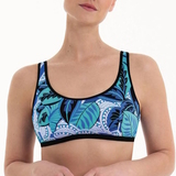 Anita Care Laila bleu/print bikini prothétique