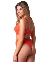 After Eden D-Cup & Up NF BO orange culotte string