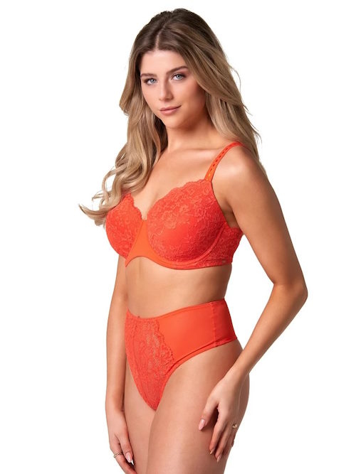 After Eden D-Cup & Up NF BO orange culotte string