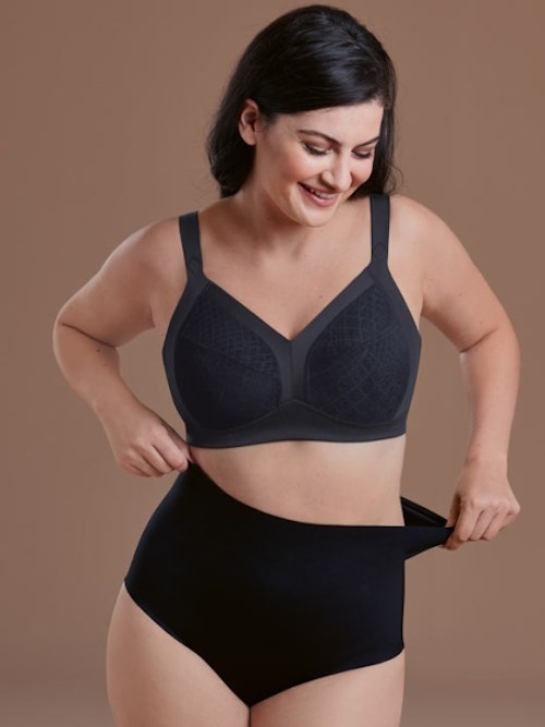 Anita Jill noir soutien-gorge sans armatures en dentelle