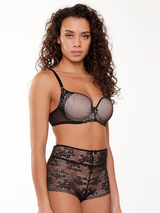 LingaDore Depths of black lingerie noir haut slip