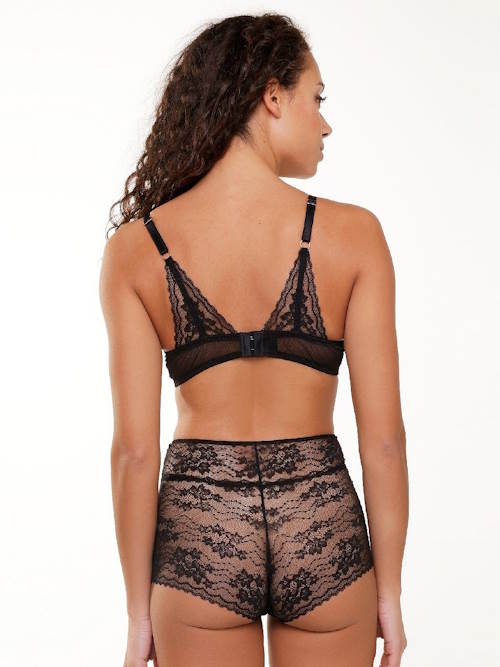 LingaDore Depths of black lingerie noir haut slip