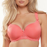 LingaDore Quotidien Uni Fit Plus Bra spiced coral soutien-gorge rembourré