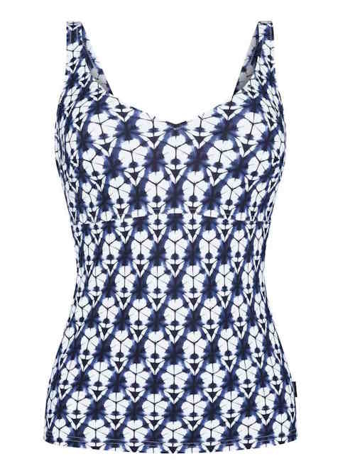 Maillots de bain Rosa Faia Noemi bleu/blanc tankini top