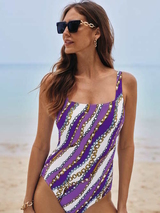 Maillots de bain Anita Arina violet/print maillot de bain