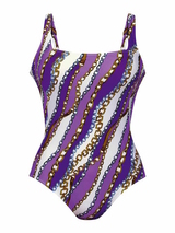 Maillots de bain Anita Arina violet/print maillot de bain
