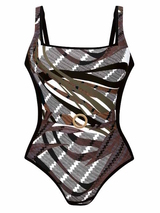 Maillots de bain Anita Dalida noir/brun maillot de bain