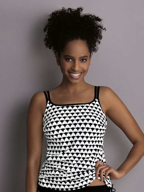 Anita Care Alassio noir/blanc tankini à prothèse