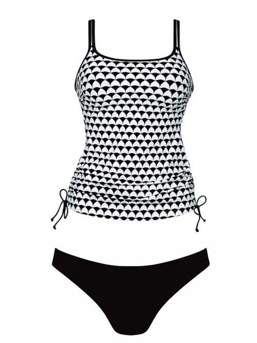 Anita Care Alassio noir/blanc tankini à prothèse
